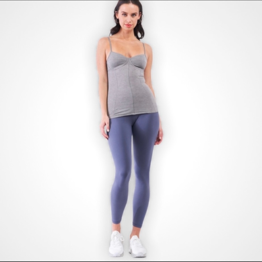 *(2 for $15)* (NWT) Gray Cami Wireless Support Activewear
